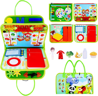 EduPlay Busy Board | Estimula el Aprendizaje - Tablero de Actividades Montessori para Niños Pequeños